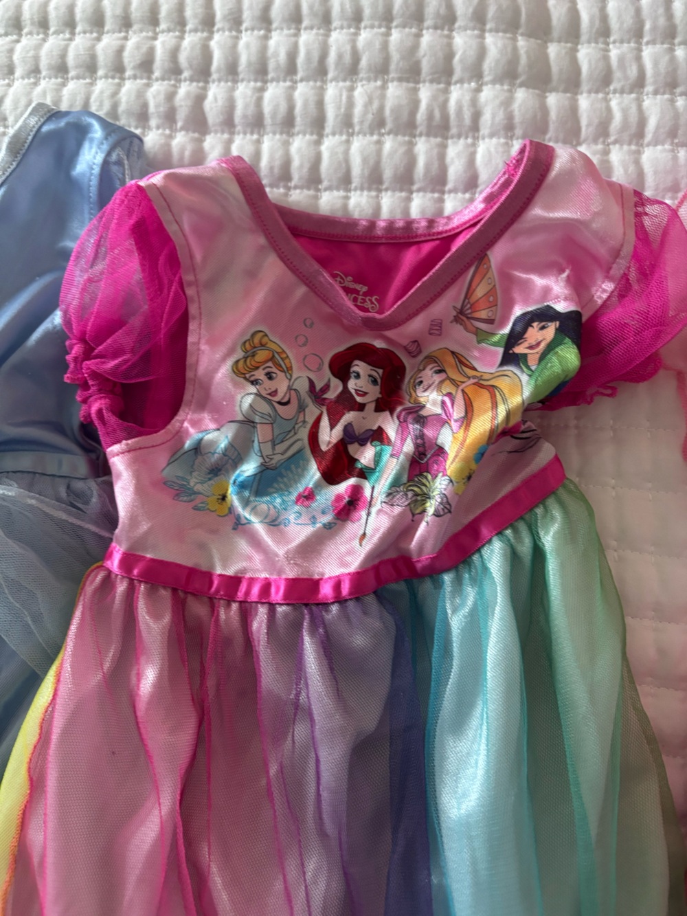 Set of Disney Princess Pajama Dresses Size 3T - Picture 4 of 7